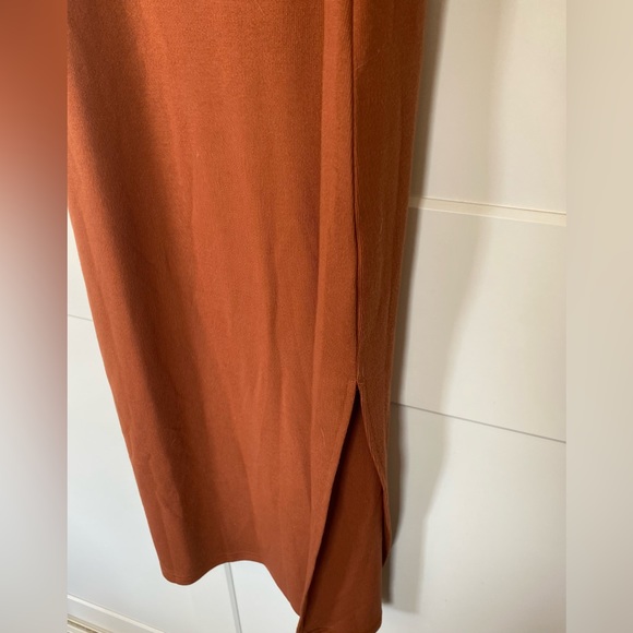 She & Sky Burnt Orange Dress - Picture 3 of 6